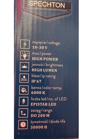 Marıne Led Sis Ve Çalışma Lambası Dc 10-30v 27w Dairesel 50mm