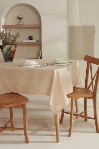 Karaca Home Pebble Masa Örtüsü Ekru Ekru