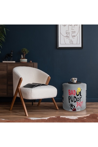 Bluehomeconcept Adawall Home Grey Tweety Puf
