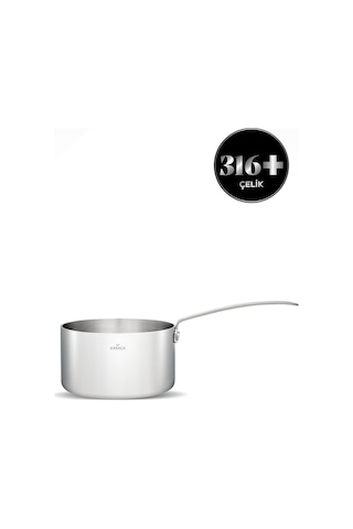 Karaca Powersteel 3Ply 316+ İndüksiyon Tabanlı Çelik Petekli Mini Sütlük/Sosluk 10 Cm