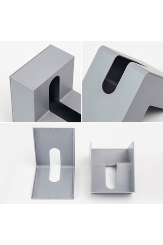 Sones Yaratıcı Basit Ev Plastik Peçete Kağıdı Saklama Kutusu Beyaz