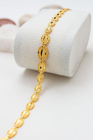 14 Ayar Kadın Altın Bileklik 22 Ayar Renk B231907 Altın