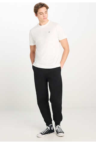 Lee Pamuk Regular Fit Normal Kesim Ribanalı Paça Siyah Jogger Pantolon