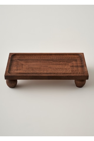 Bella Maison Wooden 2'li Ahşap Sunum Seti Naturel Naturel