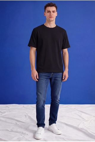 Freemen Erkek Oversize Tişört Nefes Alan Yumuşak Dokulu Terletmeyen Rahat Kalıp Basic-399 Siyah
