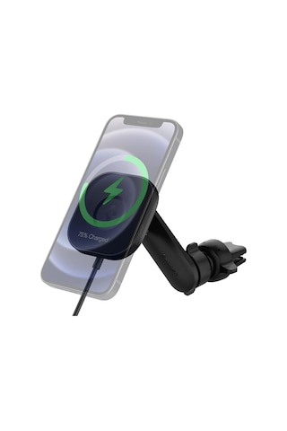 Mag Fit Its12w Magsafe Uyumlu Kablosuz Şarj Özellikli Araç İçi Havalandırma / Izgara Telefon Tutucu - Acp02615 Tr 2 Mixed