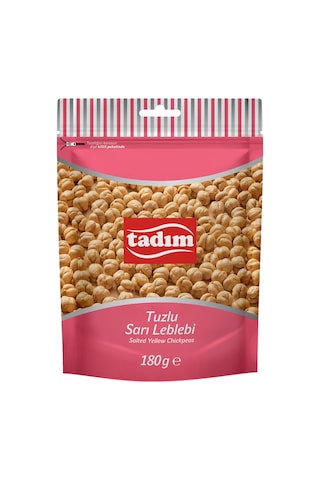 Tadım Çifte Kavrulmuş Sarı Leblebi Ve Tuzlu Sarı Leblebi 180 Gr 6 Lı Karma Paket 180 G
