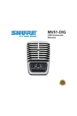 Shure Mv51-Dıg Usb Kondanstör Mikrofon