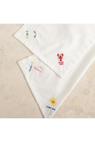 Mudo Home Summer Nakışlı Runner 40x140 Cm Çok Renkli