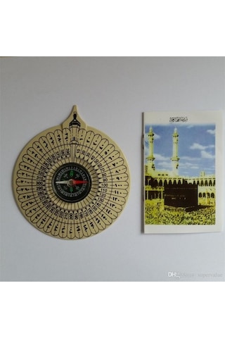 Nikula Cüzdan Şeklinde Kıble Tayini için Pusula