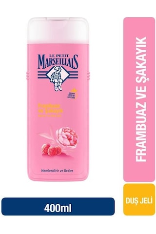 Le Petit Marseillais Frambuaz ve Şakayık Banyo ve Duş Jeli 400 ML