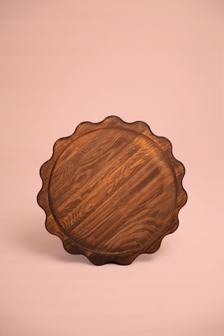 Fam Wood Art Büyük Boy Ahşap Sunumluk Ve Supla %100 Çam Kahverengi
