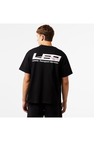 Leo Lunatic Trasnport Service Unisex Siyah T-shirt