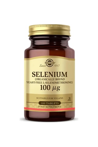 Solgar Selenium 100 Mcg Selenyum 100 Mcg 100 Tablet 2 Li Paket