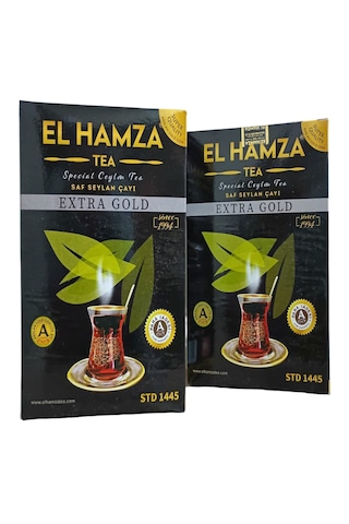 El Hamza Tea Extra Gold 1 Adet 800 Gr'lık Ithal Çay %100 Special Saf Seylan Çayı
