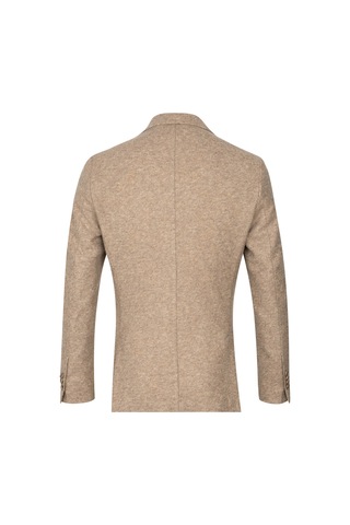 Hatemoğlu Vizon Slim Fit Mono Yaka Casual Ceket