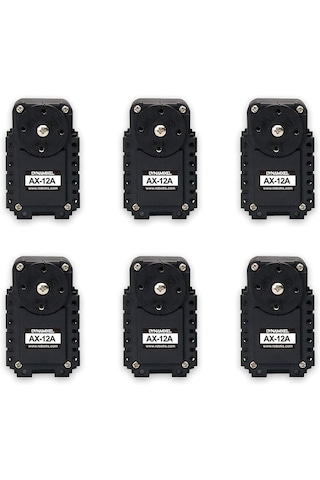 Dynamixel Ax-12a Smart Robot Actuator - Bulk Paket 6 Adet Servo Motor
