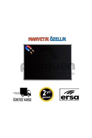 Penguen Alü. Çer. Duvara Monte Manyetik Kara Tahta 90X120