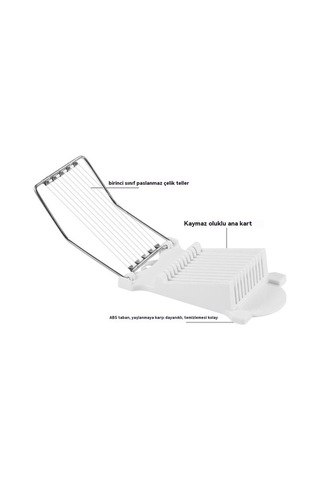 Createtech Paslanmaz Çelik Dilim Kesici - Mutfak Ve Yemekler İçin Diğer