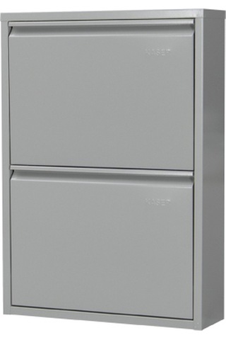 Kaser Metal 2 Li Metal Ayakkabılık Gri