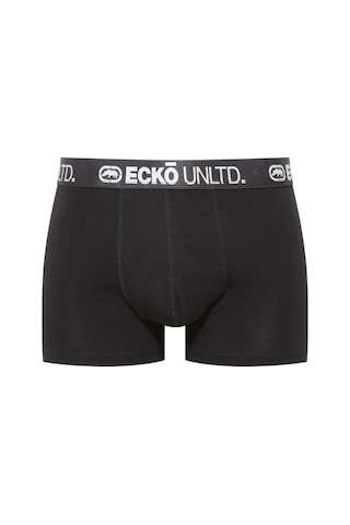 U.S. Polo Assn. Ecko Siyah - Gri - Baskılı 3'lü Boxer Siyah - Gri - Baskılı