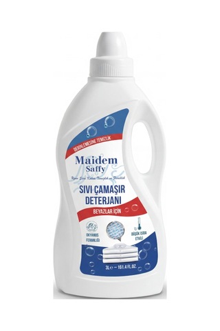 Maidem Saffy Sıvı Çamaşır Deterjanı Beyaz 3 Litre 3 L