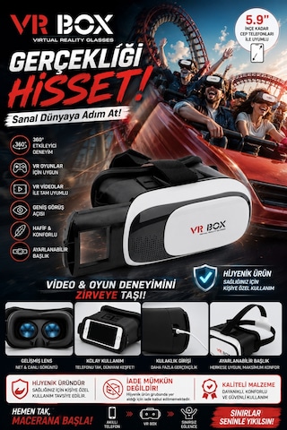 3d 2 Sanal Gerçeklik Gözlüğü 3dvr