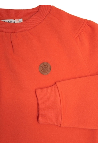 Kız Çocuk Recycle Pamuk Orange Sweatshirt 001