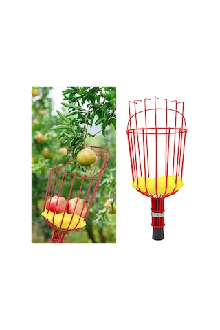 Sunup Sn-28776 Pratik Sepet Tip Meyve Toplama Aleti Yüksekten Meyve Toplama Aparatı