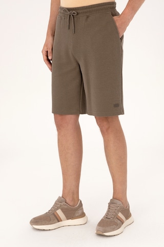 U.s. Polo Assn. Erkek Vizon Şort Örme 50300107-vr052 Vizon