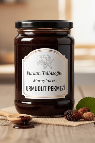 Furkan Telbisoğlu Maraş Yöresi Maraş Yöresi Urmudut Pekmezi Yeni Mahsül Yöresel 250 G Maraş Yöresi