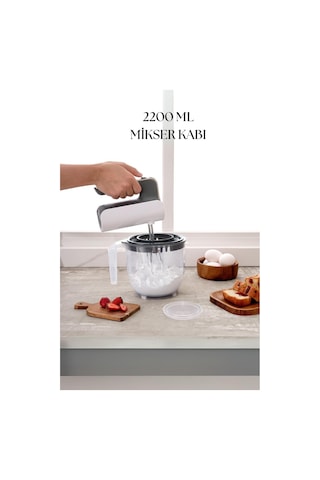 2200 Ml Mikser Kabı Füme & Ölçü Kabı & Saklama Kabı-dny0025 Karisik