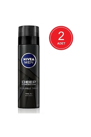 Nivea Men Deep Dimension Kusursuz Tıraş Jeli 2 x 200 ML