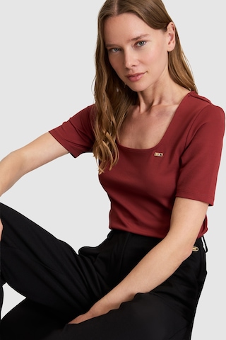 U.s. Polo Assn. Kadın Vişne Tişört Basic 50323524-vr223