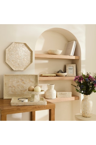 Karaca Home Carrie Dekoratif Tabak 22x22x6.5 Cm