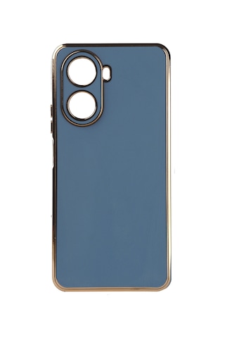 Zore Huawei Nova 10 Se Kılıf Msra Bark Kapak - Mavi Mavi