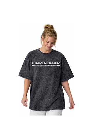 Linkin Park In The End Rock Metal Müzik Grubu Sırt Baskılı Unisex Siyah