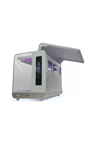 Quadro Qx100 Eagle Usb 3.2 Rgb Atx Mid Tower Beyaz Kasa