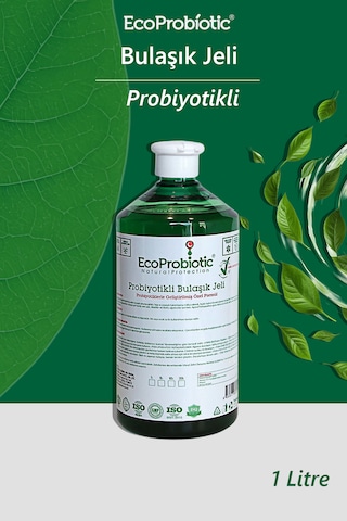 Probiyotikli Bulaşık Jeli 1 Lt. Temiz İçerikli, Çevre Dostu, Ağır Kimyasal İçermez
