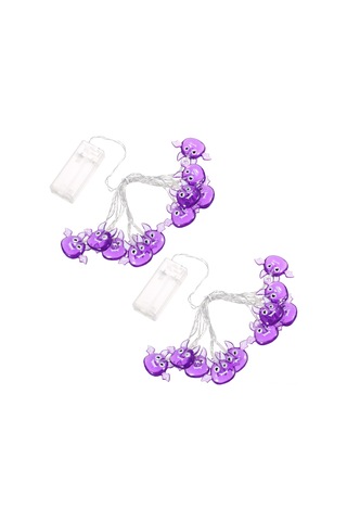 Suofeng Halloween Dekoratif Bat Figürlü Işık Zinciri - 1.5m 10led Iki Adet Paket - Ev, Pencere, Duvar Dekoru