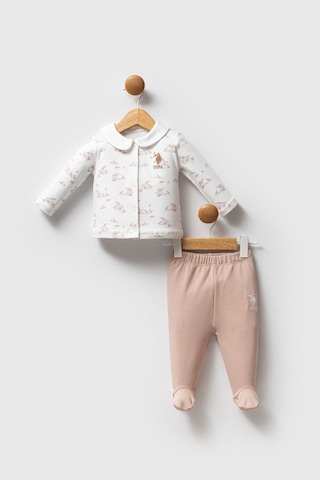 U.S. Polo Assn. Kız Bebek Beyaz Takım 5274-49010 Beyaz