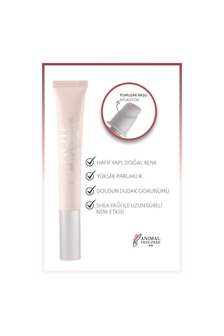 Note Cosmetique Bb Lip Corrector Renk Eşitleyici Ve Nemlendirici Dudak Parlatıcısı - 00 - Şeffaf