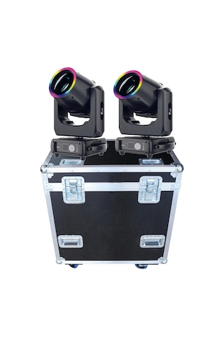 Qube Lighting Mini Beam 230 Dual Moving Head Çift + Case