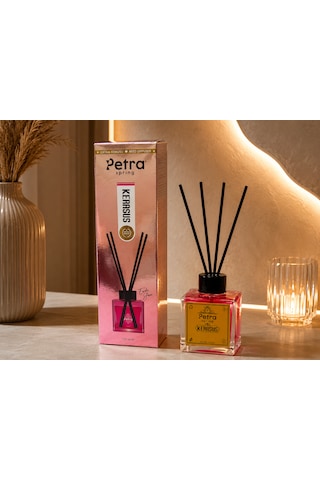 Kerasus 100 Ml Bambu Çubuklu Oda Kokusu Oda Kokusu, Reed Diffuser, Ev Ve Ofis İçin , Room Air Freshener For Living Room Premium Ortam Kokusu Ev , Ofis ,