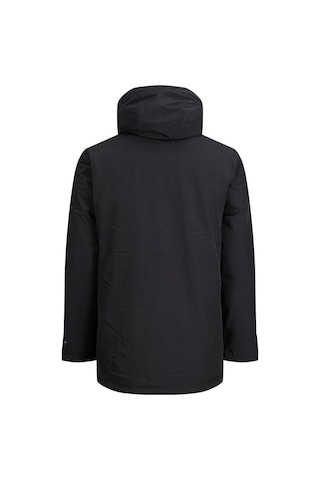 Jack&Jones Kapüşonlu Siyah Erkek Kaban 12211896