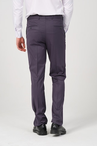 Erkek Regular Fit Kumaş Pantolon Füme