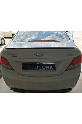OtoÇizgi Hyundai Accent Blue Bagaj Üstü Spoiler-Spoyler Piano Black N11.382 OtoÇizgi