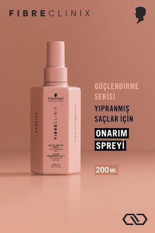 Fibre Clinix Yıpranmış Saçlar İçin Çok Yönlü Onarım Spreyi 200ml İşlem Görmüş Saçlar