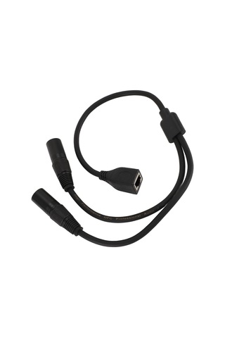 Tenfowee Dmx Sinyal Kablosu, 2 Xlr Erkekden Rj45 Dişeye, Sahne/stüdyo Işık Kontrolü İçin, 0.5m, 22 Awg Bakır Teli İle Dayanıklı