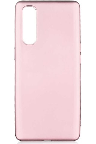 Noktaks - Oppo Uyumlu Oppo Reno 3 Pro 5g - Kılıf Mat Renkli Esnek Premier Silikon Kapak - Rose Gold